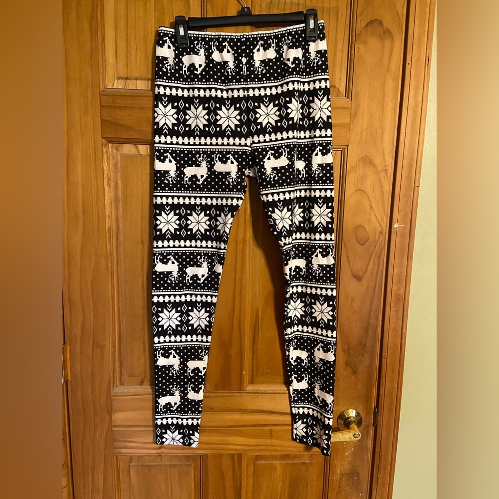 Christmas leggings size XL